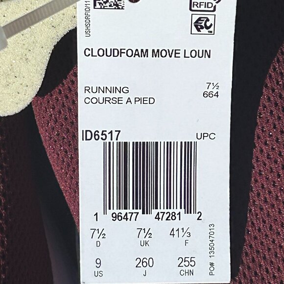 Adidas Cloudfoam Move Lounger Running Shoes – Women’s – New - Picture 10 of 15